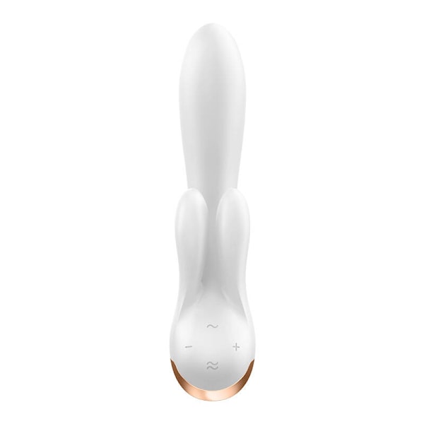 Vibrator Satisfyer Double Flex med app (vit)