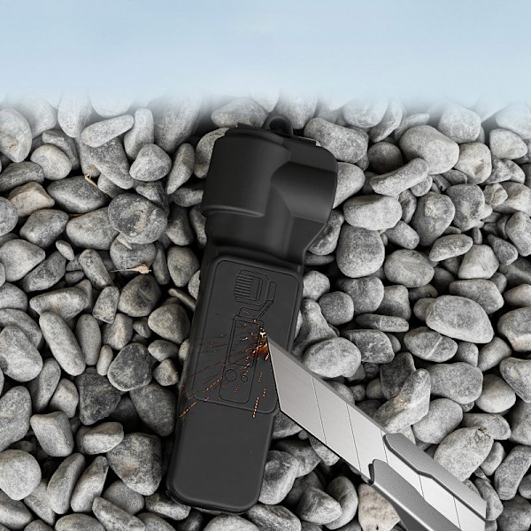 Suojakansi koukulla Pocket 3 -objektiiville Black Black