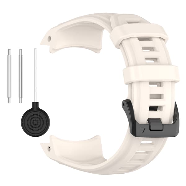 Silikonerem til Garmin Instinct 3 (45 mm) - Khaki