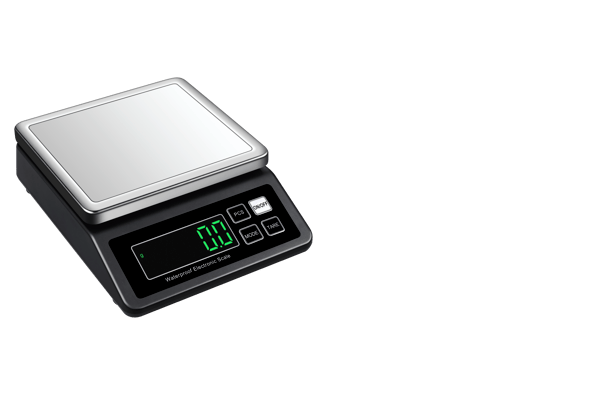 Elektronisk Digitalvåg Black 10kg/1g Black