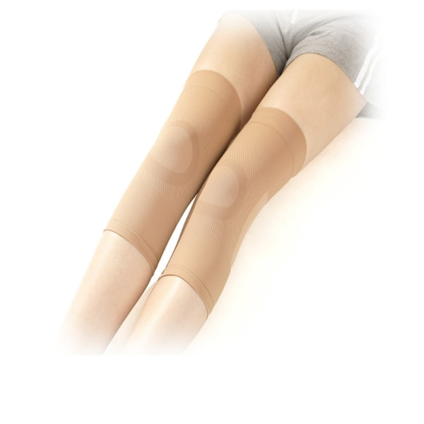 Högkvalitativa anti-slip kompressionsknäärmar Beige S