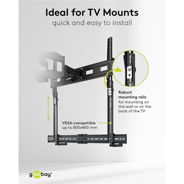 Soundbar-fäste för TV-apparater Universal, svart