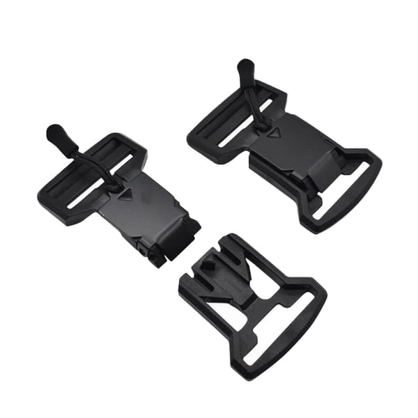 2-pack Magnetisk Spänne Svart - Snabbfäste för Väskor, Bälten och Taktisk Utrustning med Hög Hållfasthet Model 10