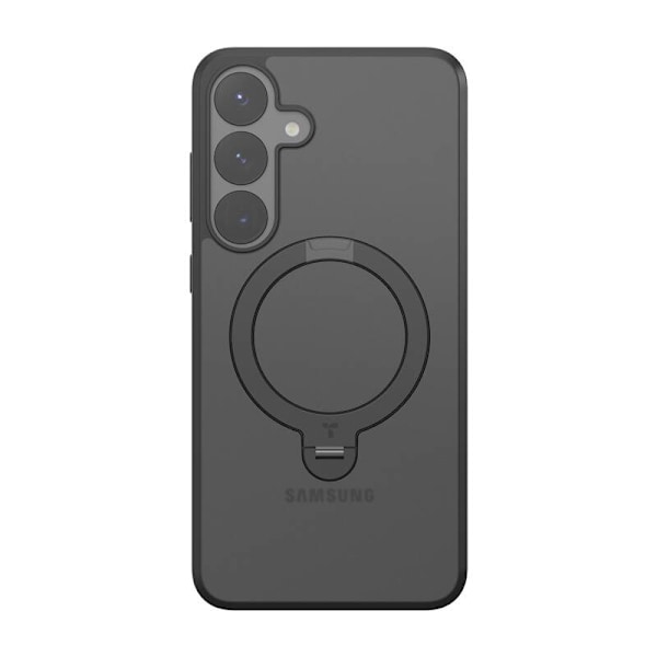 Torras Ostand Spin Series telefontaske til Samsung S25+ (sort)