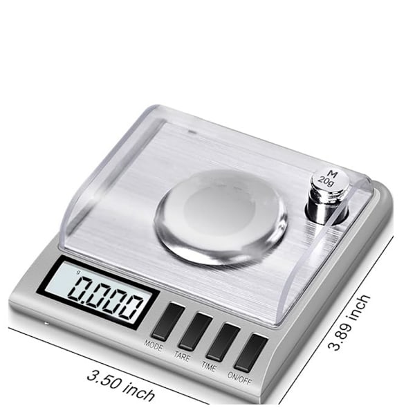 Digital vægt: 50g/0.001g med kalibreringsvægt