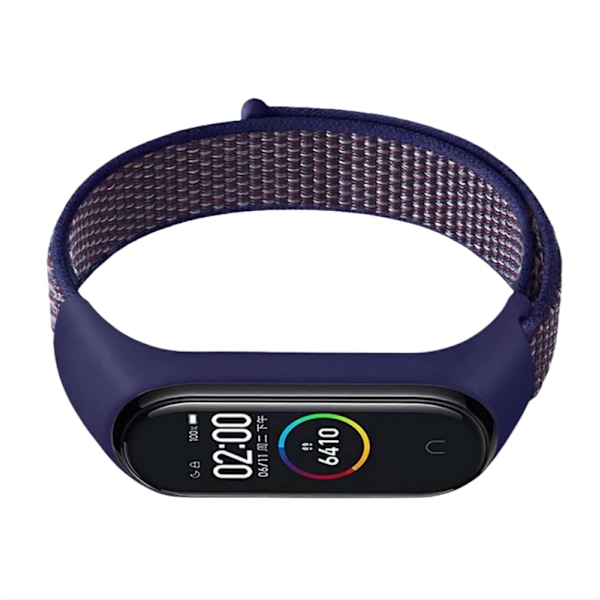 Klockarmband i Nylon för Xiaomi Band 8/9 Blå