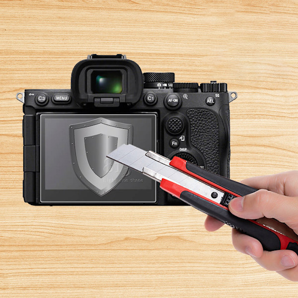 Sony Alpha 7R V karkaistu lasi näytönsuoja (2 kpl)