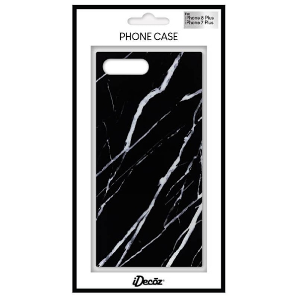 IDECOZ Mobilskal Svart Marble iPhone 8 PLUS/7 PLUS