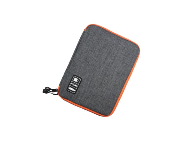 Kompakt Tech Organizer - Liten väska för elektroniktillbehör Grey Grey