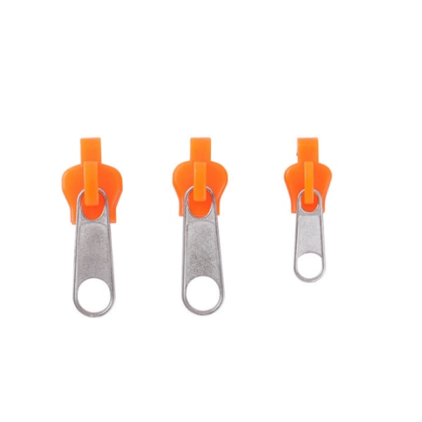 Fix A Zipper (6-pack) - Dragkedja Reparationssats Orange