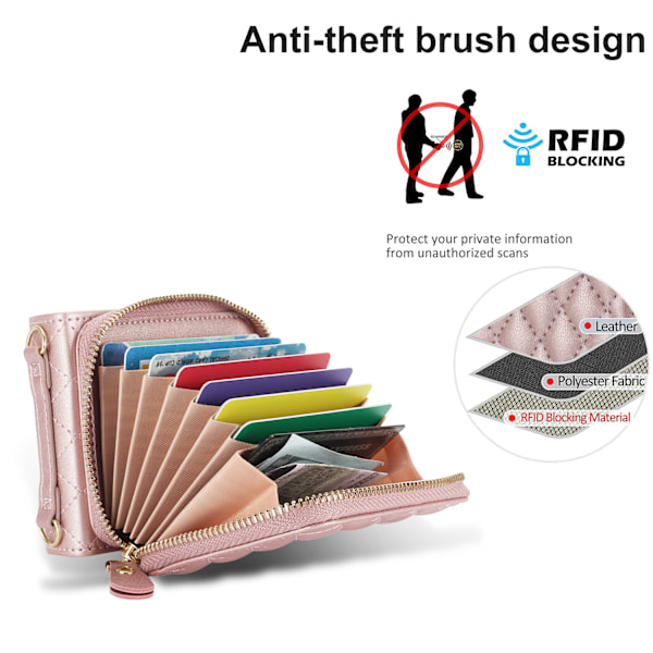 Læder Wallet Case med RFID-blokering til Samsung Galaxy Z Flip 6