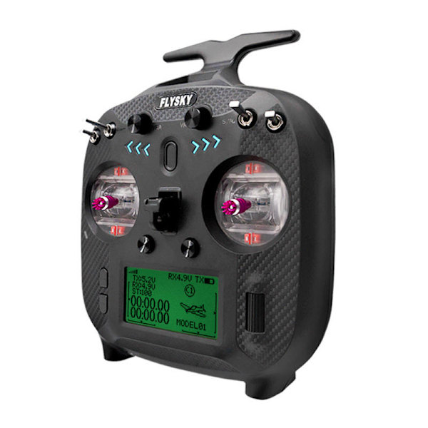 Flysky Transmitter FS-ST8 + Receiver SR8 Set, 8 kanaler AFHDS 3