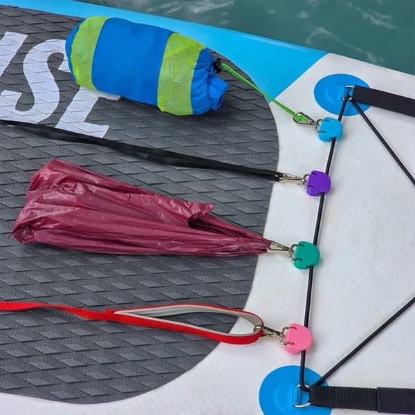 4-pak kajak bungee clips til dækmontering - plastik elastisk krog til kajak og paddleboard rigging, kompakt design og nem installation