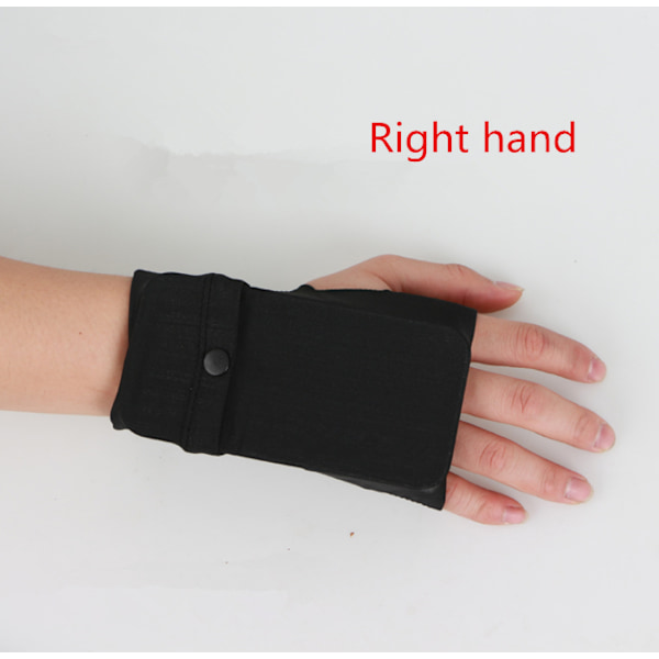 Vattentät Polyester Running Wrist Pouch Höger hand