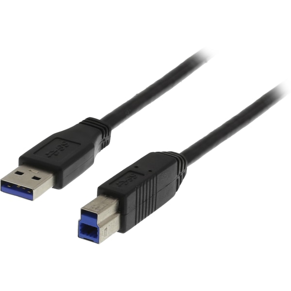 USB 3.0 cable, Type A ma, Type B ma, 3m, black