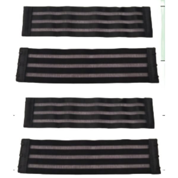 Invisible Bra Extension 3 Hook Bra Extender Strap Svart