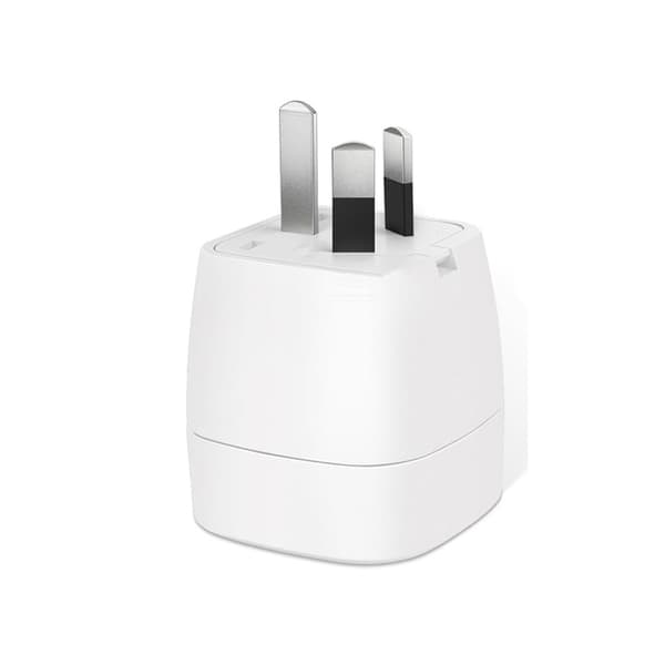 EU till AU Reseadapter - Vit, Kompakt & Bekväm