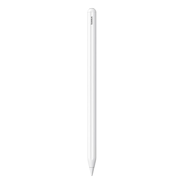Aktiv, multifunktionell penna Baseus Smooth Writing Series med trådlös laddning, USB-C (Vit)