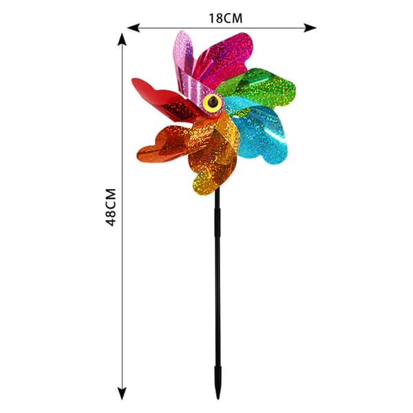 Reflekterande Vindsnurra / Fågelskrämma - 2 pack MultiColor MultiColor