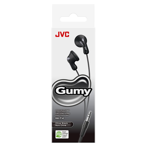 HA-F14 Gumy In-Ear headphones Wired Black
