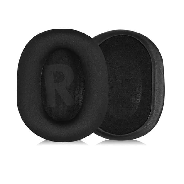 Svarta öronkuddar i issilke för Logitech G PRO X (2 st)