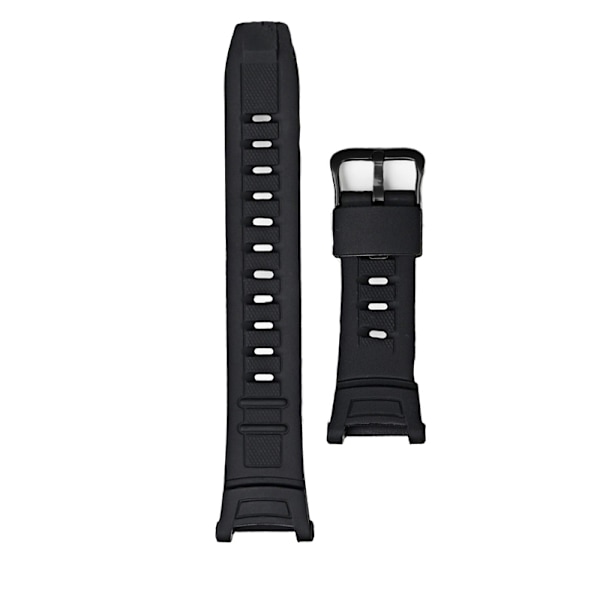 Svart TPU klockarmband för Casio PRG-130Y/PAW/PRW-1500 med verktyg