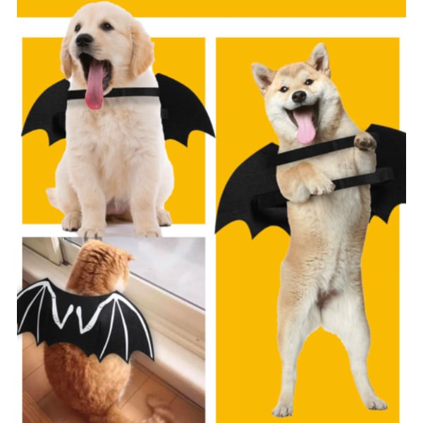 Halloween Maskeraddräkt Batman för hund/katt (storlek L)