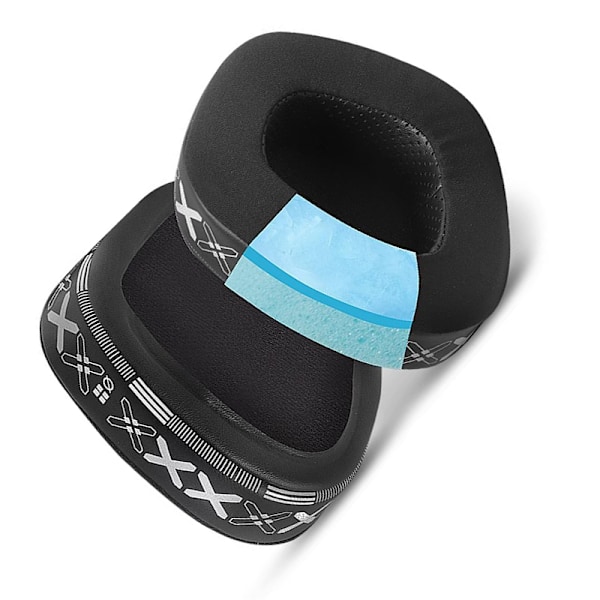 Kylande öronkuddar för Corsair VOID PRO RGB SE - Svart & Vit