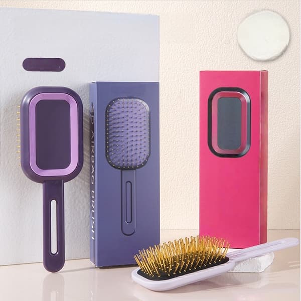 3D Massage Airbag Comb Set - Hårbottenmassage & Utrassling