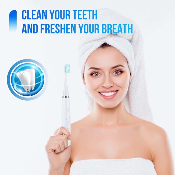 INF Sähköhammasharja hammaskivenpoistoaineella Valkoinen