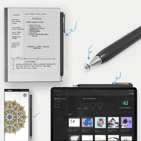 Præcis Touchscreen Stylus Pen med Magnetisk Klips