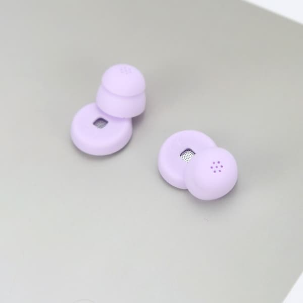 Super Støjreducerende Sove Ørepropper - Bløde Silikone Støjisolerede Ørepropper Purple Purple