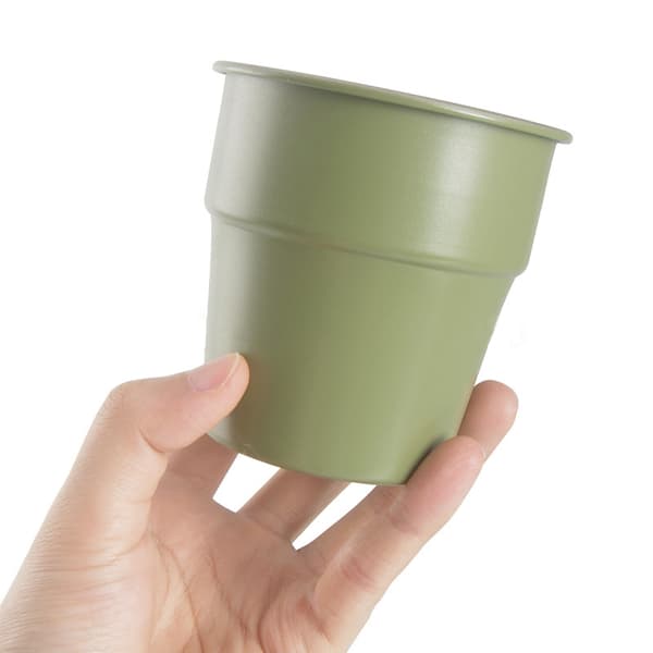 Campingölmugg 300ml Enkellager Rostfritt Stål Green Green