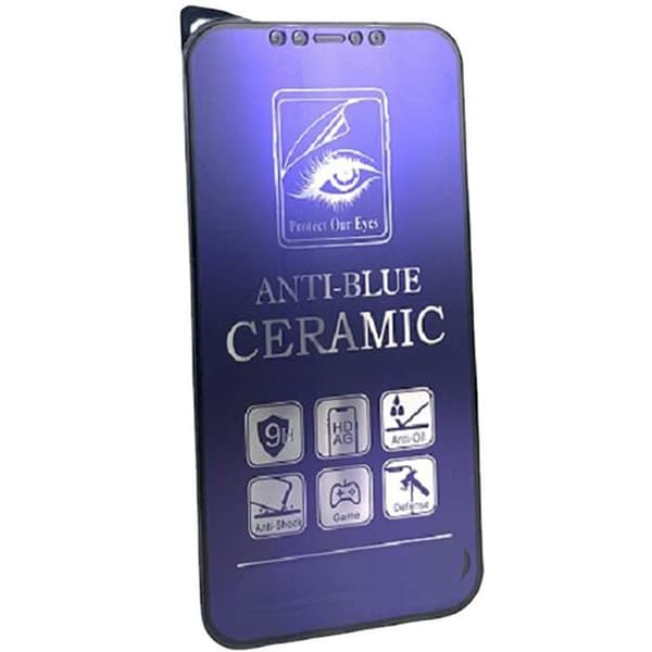 Sinistä valoa suodattava karkaistu kalvo iPhone 14 Pro Maxille