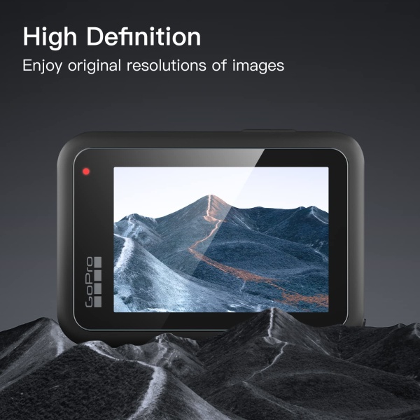 9 Pack Lens Protector Screen Covers til Gopro 10 Gennemsigtig Gennemsigtig