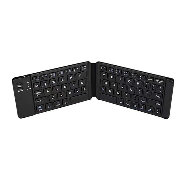 Fällbart Bluetooth-tangentbord Black Black