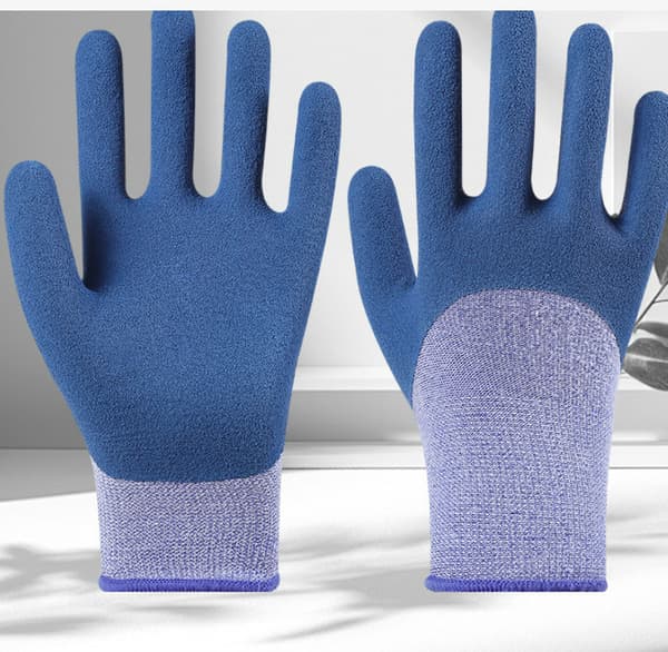 Dubbelpack Latexbelagda Handskar för Kylanvändning M