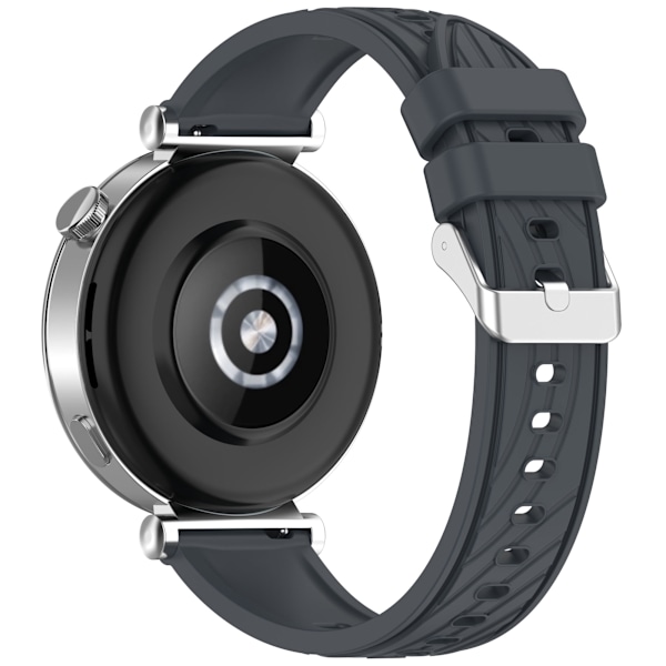 Huawei GT5/GT5 Pro Strap - Ersättningsband av texturerat silikon Grå
