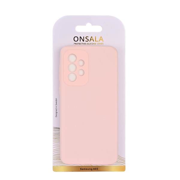 Mobilskal Silikon Chalk Pink - Samsung A03