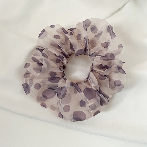 Satin Scrunchies til sommer - Elegant hårtilbehør (2-pack)