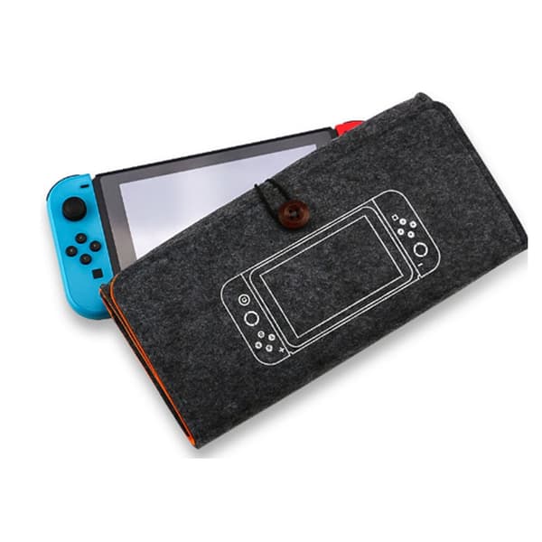 Switch Opbevaringstaske - Switch Konsol Mærke Filt Taske Black Black