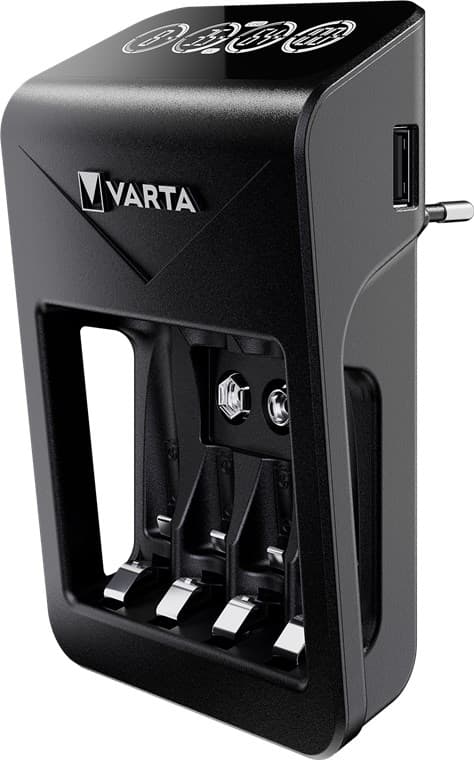 LCD Plug Charger+ (typ 57687) inkl. 4x AA 2100 mAh