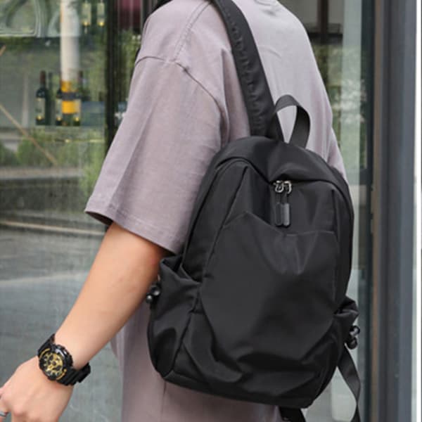 Lätt & Rymlig Ryggsäck Black Black