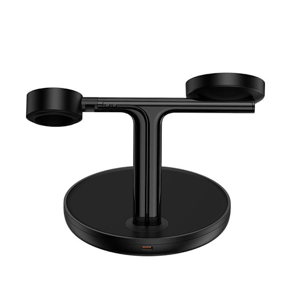 Magnetisk laddningsfäste Baseus Swan 3 i 1 20W (svart)