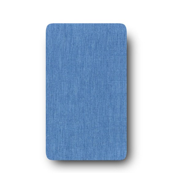 Iron-On Denim Patches 10 Pack Himmelblå