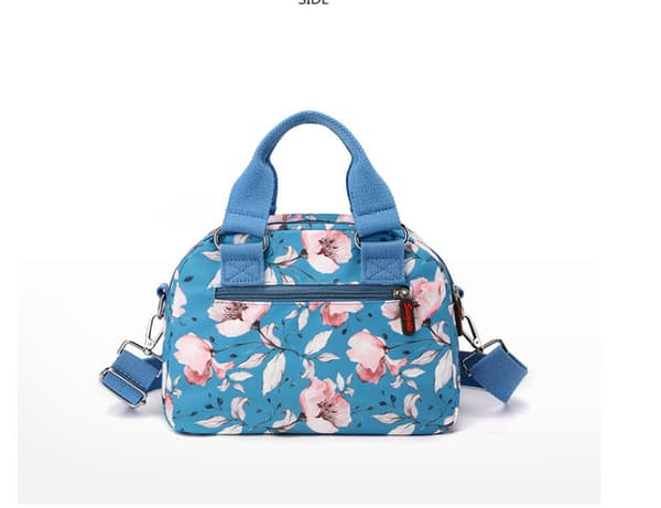 Stilfuld blomsterprint tote / skuldertaske A