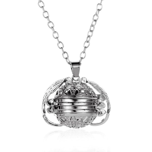Fotomedaljonghalsband zinklegering Silver