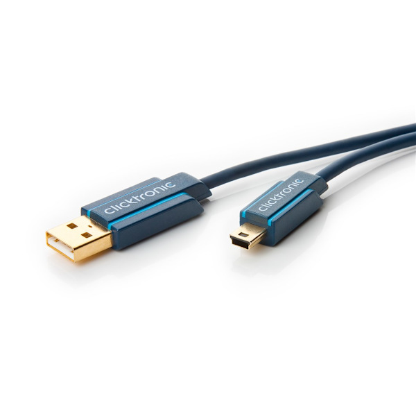 Mini USB 2.0 sovitinkaapeli