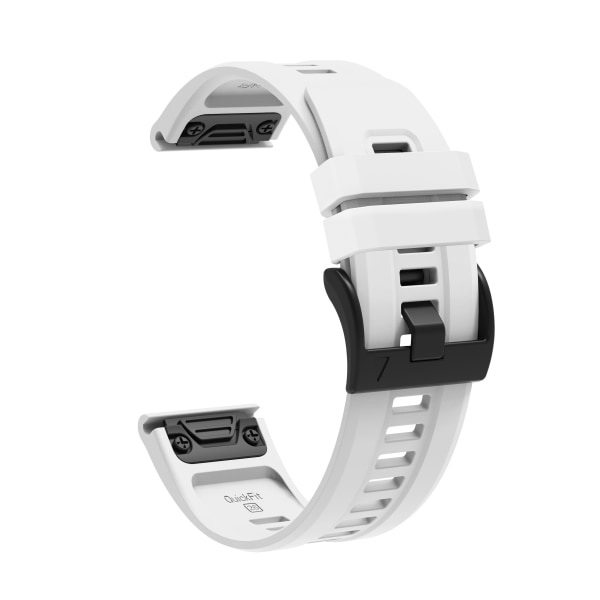 Silikone urrem til Garmin Fenix 7x Hvid
