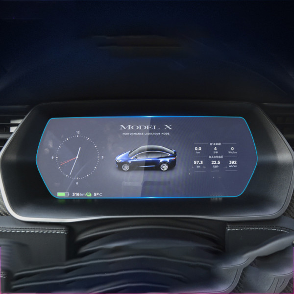 Bilnavigationsglasskærmbeskytter til 2014-2021 Tesla Model X